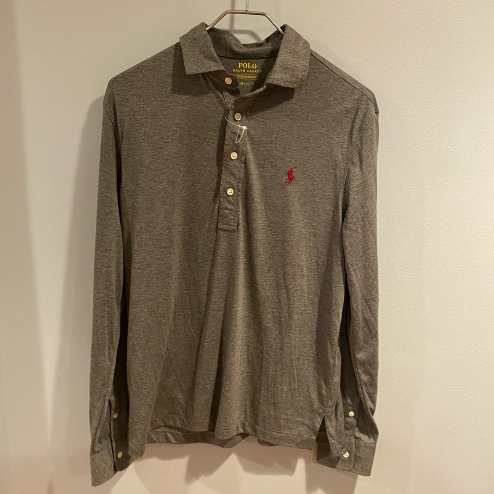 COPY - Polo By Ralph Lauren Long Sleeve Performance Polo.